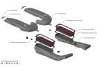 EVENTURI Air Intake System For Mercedes GLC63 GLC63s AMG X253 C253