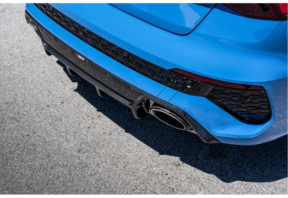 AKRAPOVIC Rear Diffusor Carbon Fiber Gloss For Audi RS3 Sportback 8Y 2022+ AKRAPOVIC Rear Diffusor Carbon Fiber Gloss For Audi RS3 Sportback 8Y 2022+