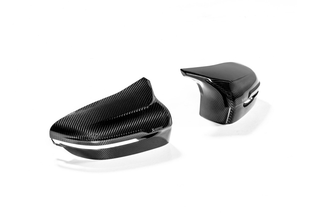 AKRAPOVIC Carbon Fiber Mirror Covers Gloss For BMW M8 Competition F91 F92 F93