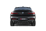 AKRAPOVIC Carbon Fiber Rear Diffusor Gloss For BMW X4M Competition F98 2021-23