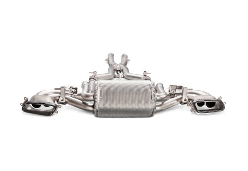 AKRAPOVIC Exhaust System Titanium For Mercedes-AMG Coupe GT GTS GTC C190 2015-18