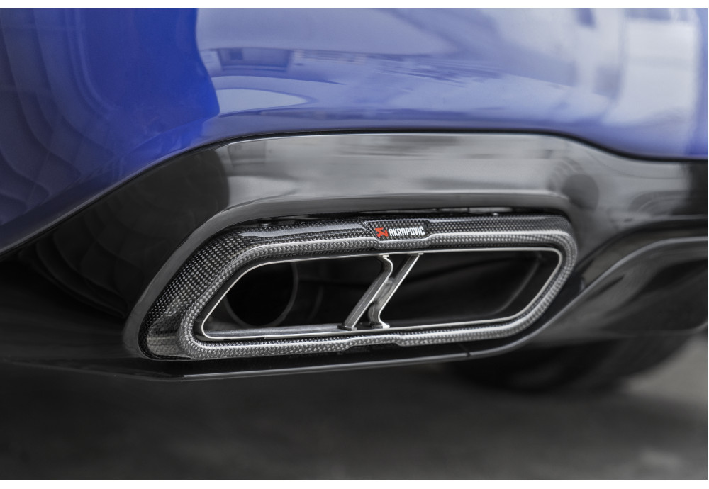 AKRAPOVIC Tail Pipe Carbon Gloss Set For Mercedes E63 E63s AMG W213 S213