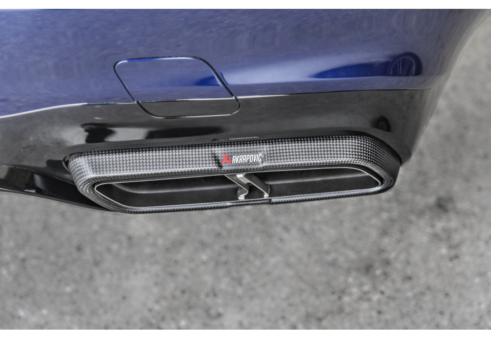 AKRAPOVIC Tail Pipe Carbon Matte Set For Mercedes E63 E63s AMG W213 S213