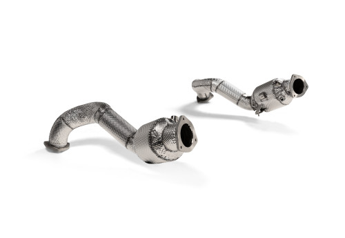 AKRAPOVIC Link Pipe Titanium For Porsche 718 Cayman GT4 RS From 2022
