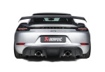 AKRAPOVIC Exhaust System Titanium For Porsche 718 Cayman GT4 Spyder