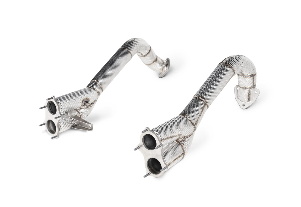 AKRAPOVIC Link Pipe SS For Porsche 718 Cayman GTS Boxter GTS