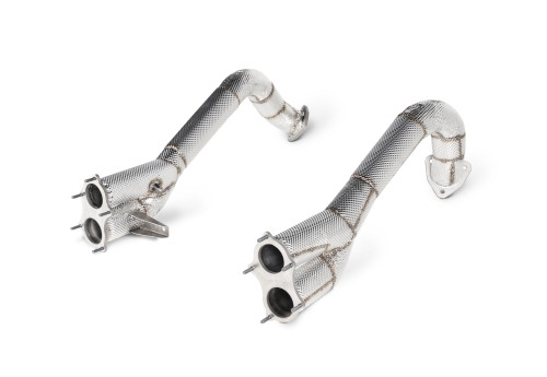 AKRAPOVIC Link Pipe SS For Porsche 718 Cayman GTS Boxter GTS From 2020