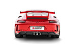 AKRAPOVIC Carbon Fiber Rear Diffusor Matte For Porsche 911 GT3 Touring 991.2