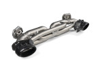AKRAPOVIC Tail Pipe Titanium Black For Porsche 911 Turbo Turbo S 992