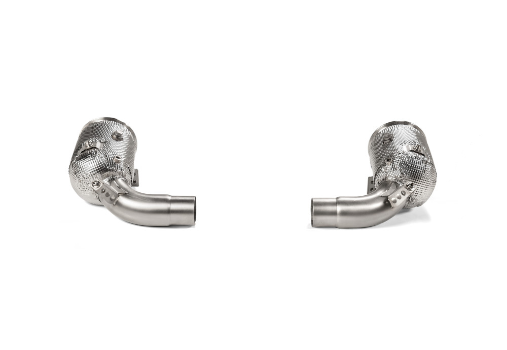 AKRAPOVIC Link Pipe SS With Cat For Porsche 911 Carrera S 4 4S GTS 992