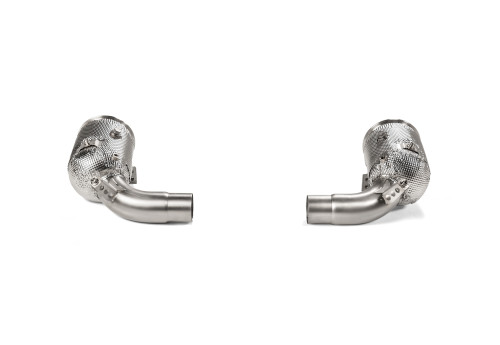 AKRAPOVIC Link Pipe SS With Cat For Porsche 911 Carrera S 4 4S GTS 992 2020-23