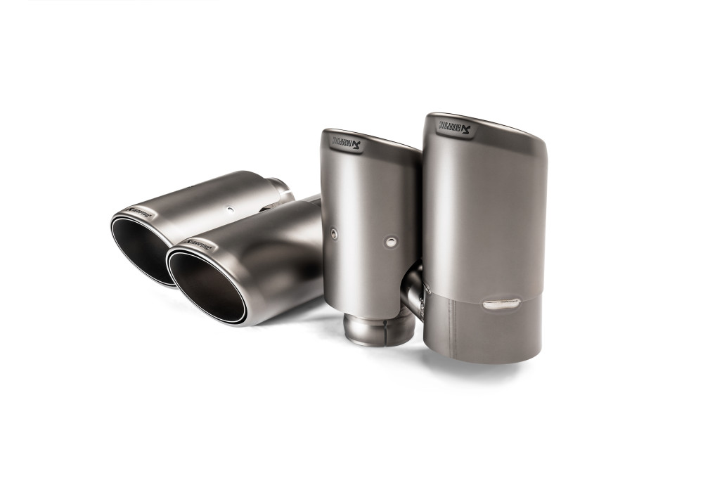 AKRAPOVIC Tail Pipe Titanium For Porsche Cayenne SUV Coupe 536