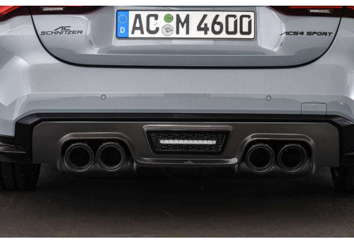 Rear Carbon Diffuser with Additional Brake Light AC Schnitzer For BMW M3 Competition G80 G81