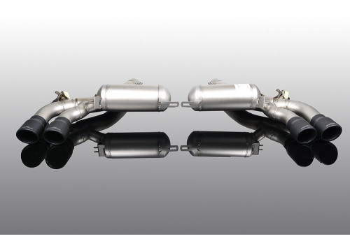 Exhaust System with Black Tailpipes AC Schnitzer For BMW M5 Competition CS F90