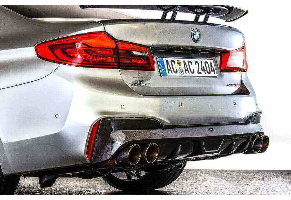 Exhaust System with Carbon Tailpipes AC Schnitzer For BMW M5 Competition CS F90