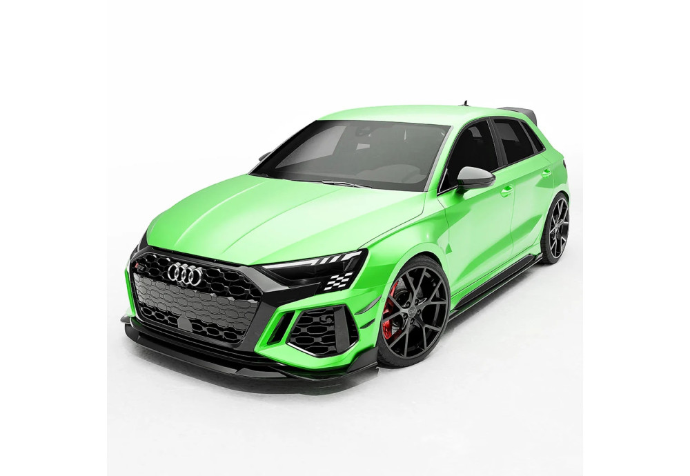 Front Bumper Side Wings Carbon Fiber CT CARBON For AUDI RS3 8Y