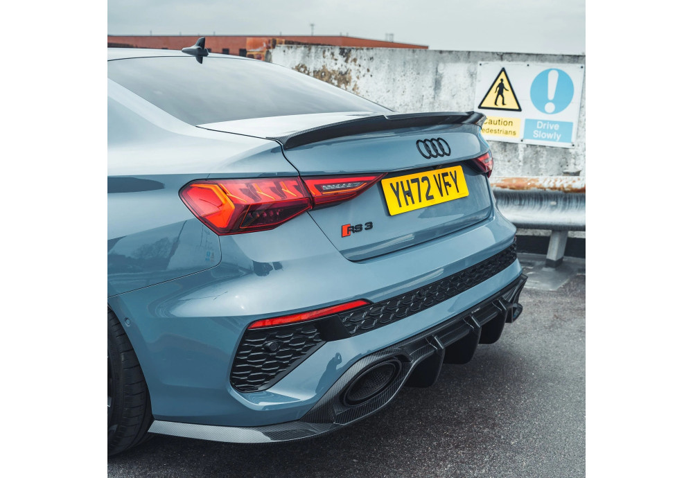 Rear Diffuser Carbon Fiber CT CARBON For AUDI RS3 Sedan 8Y