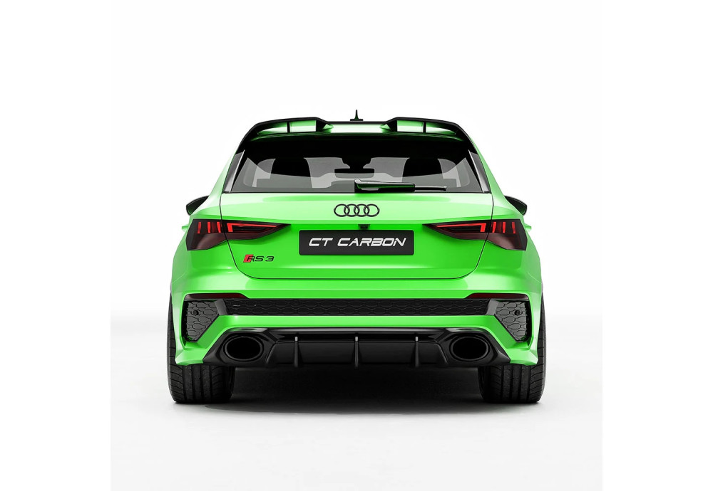 Rear Diffuser Carbon Fiber CT CARBON V2 For AUDI RS3 8Y
