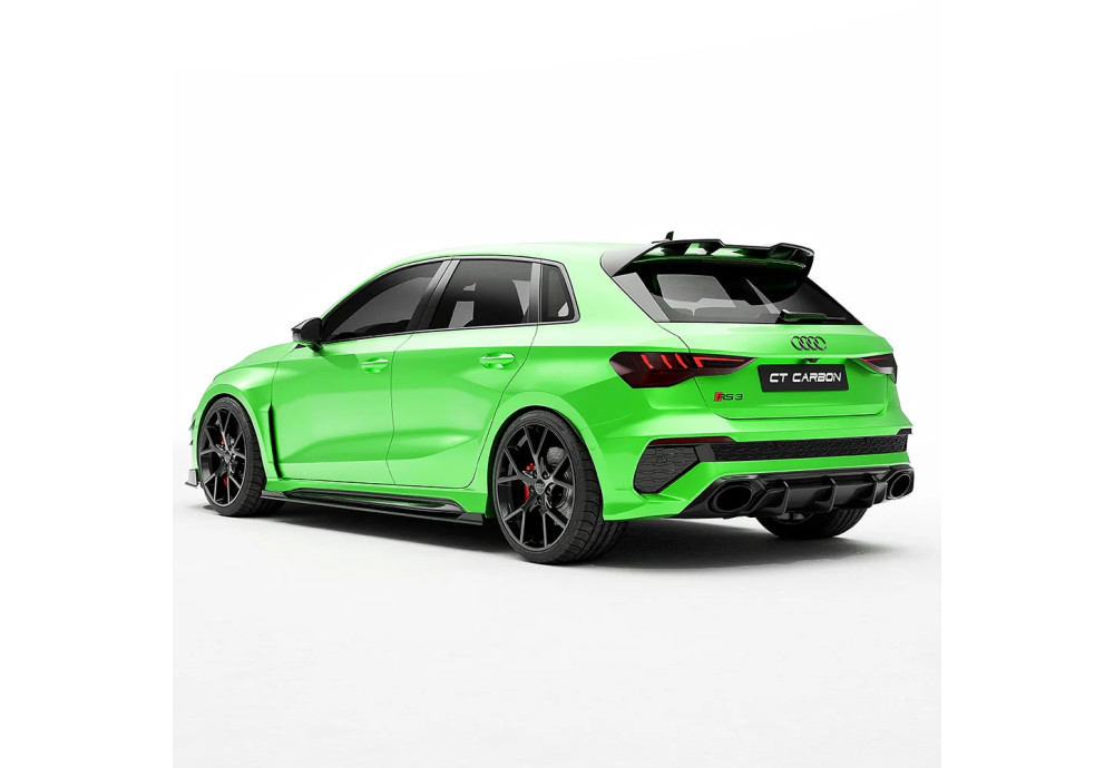 Rear Diffuser Carbon Fiber CT CARBON V2 For AUDI RS3 8Y