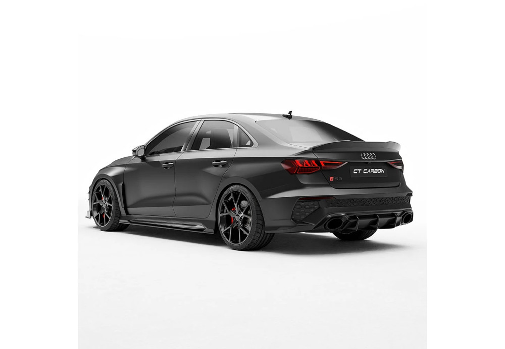 Rear Diffuser Carbon Fiber CT CARBON V2 For AUDI RS3 8Y