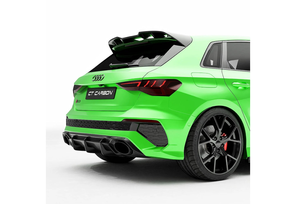 Rear Diffuser Carbon Fiber CT CARBON V2 For AUDI RS3 8Y