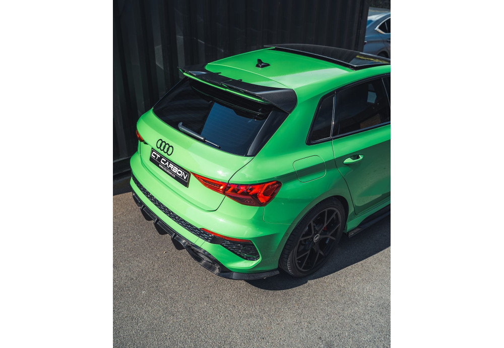 Roof Spoiler Carbon Fiber CT CARBON For AUDI S3 RS3 Sportback 8Y