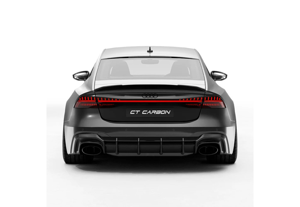 Rear Spoiler Carbon Fiber CT CARBON For AUDI RS7 C8