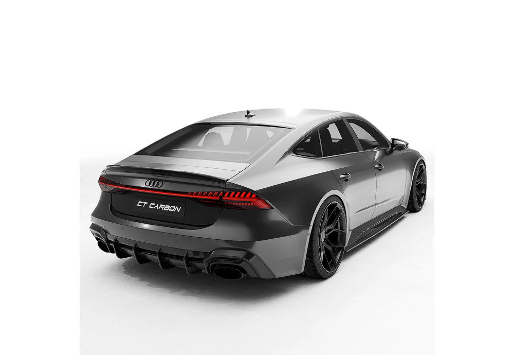 Rear Spoiler Carbon Fiber CT CARBON For AUDI RS7 C8