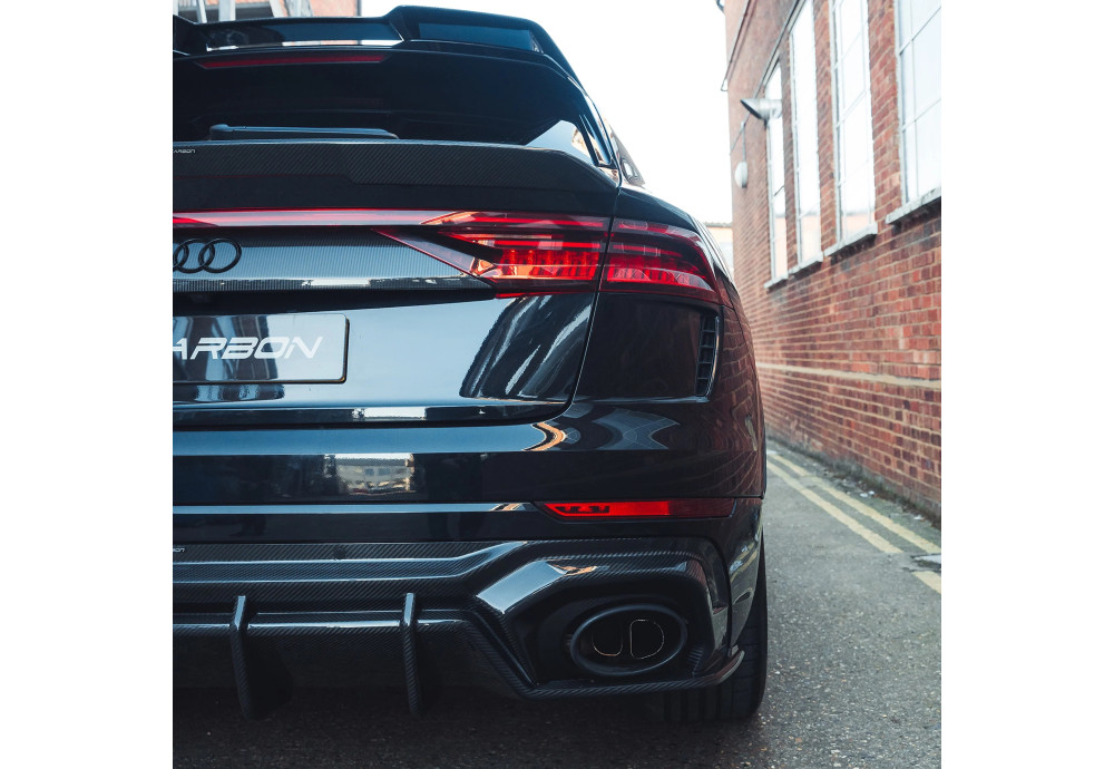 Rear Diffuser Carbon Fiber CT CARBON For AUDI RSQ8
