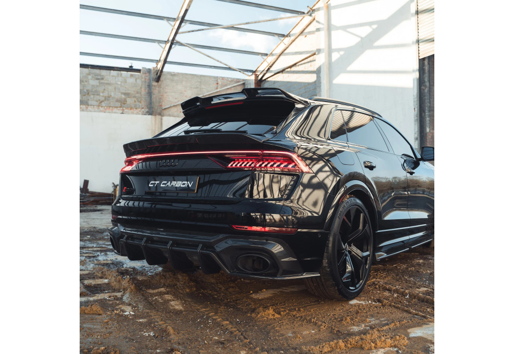 Rear Spoiler Carbon Fiber CT CARBON For AUDI RSQ8 SQ8 Rear Spoiler Carbon Fiber CT CARBON For AUDI RSQ8 SQ8