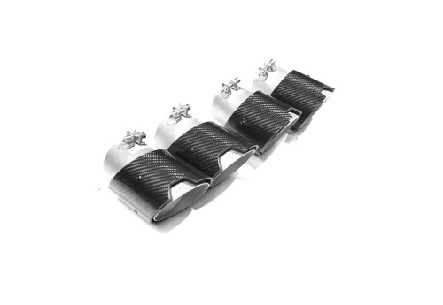 Exhaust Tips Stainless Carbon Fiber CT CARBON For BMW M2 G87