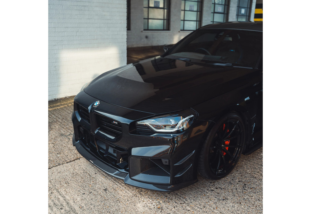 Front Bumper Canards Carbon Fiber CT CARBON For BMW M2 G87