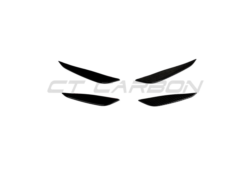 Front Bumper Canards Carbon Fiber CT CARBON For BMW M2 G87