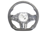 Steering Wheel Carbon Fiber Alcantara Flat Bottom Carbon Fiber CT CARBON For BMW M2 G87 F44 G42