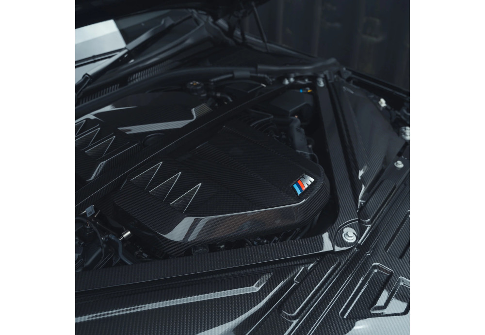 Engine Strut Brace Carbon Fiber CT CARBON For BMW M3 G80 G81 Engine Strut Brace Carbon Fiber CT CARBON For BMW M3 G80 G81