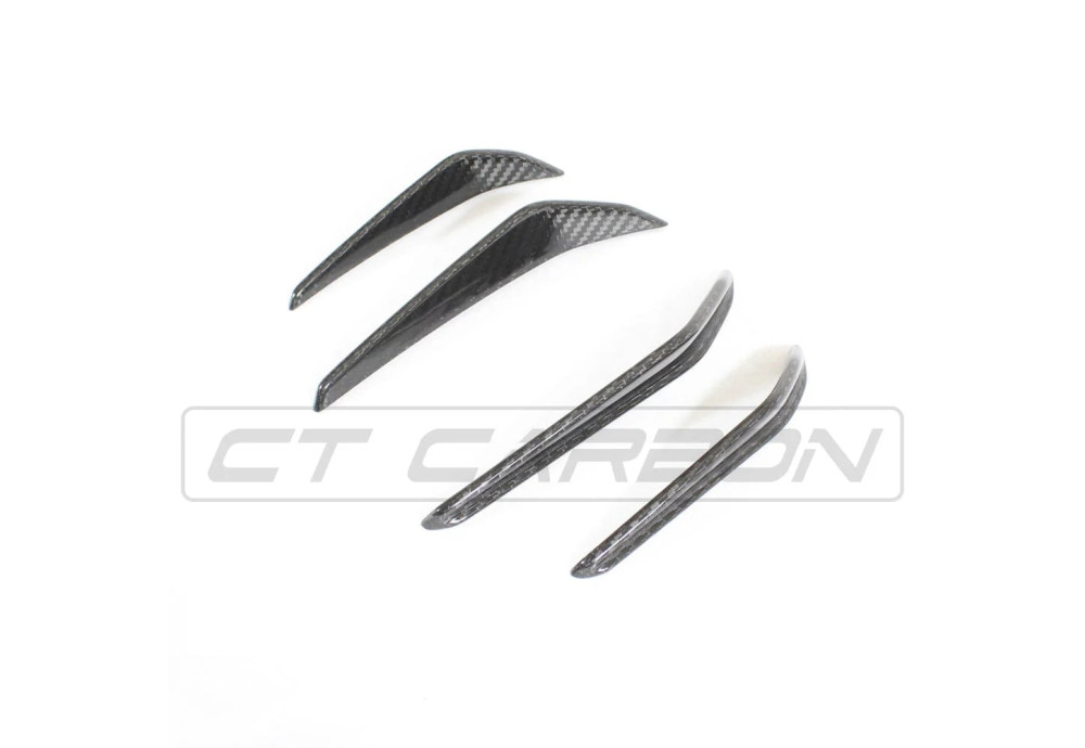 Front Bumper Side Wings Carbon Fiber CT CARBON For BMW M3 G80 G81