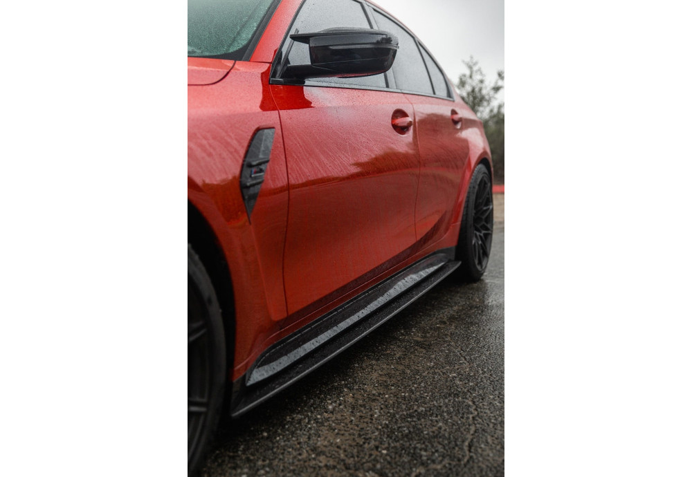 Side Skirts CT Design Carbon Fiber CT CARBON For BMW M3 G80 G81