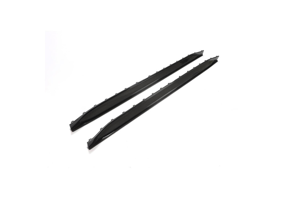 Side Skirts CT Design V2 Carbon Fiber Set CT CARBON For BMW M3 G80 G81
