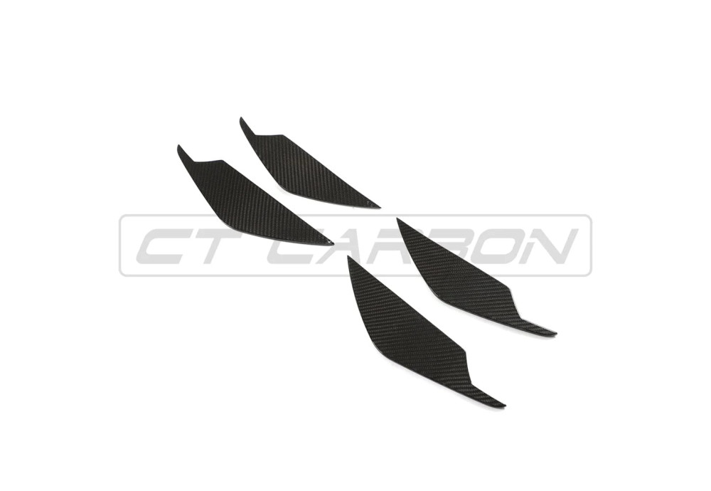 Aggressive Front Bumper Side Wings Carbon Fiber CT CARBON For BMW M4 G82 G83