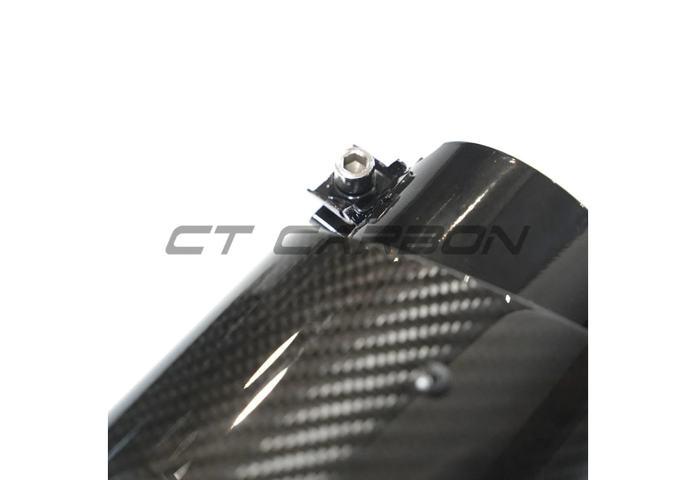 Exhaust Tips Carbon Fiber Black CT CARBON For BMW M4 G82 G83