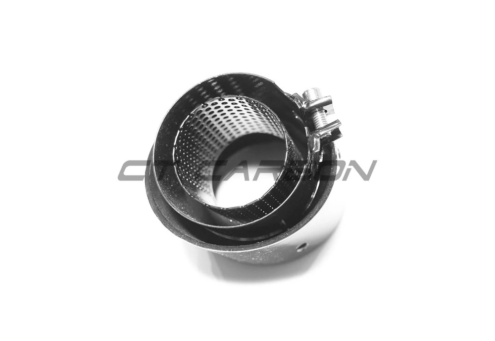 Exhaust Tips Carbon Fiber Black CT CARBON For BMW M4 G82 G83