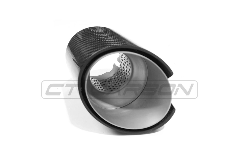 Exhaust Tips Stainless Carbon Fiber CT CARBON For BMW M4 G82 G83
