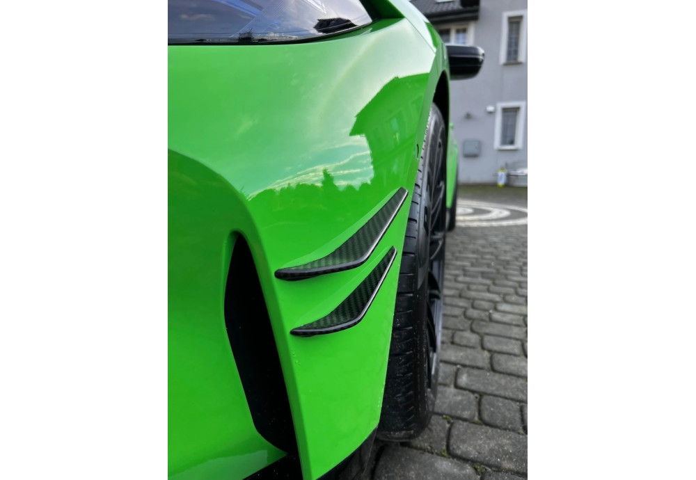 Front Bumper Side Wings Carbon Fiber CT CARBON For BMW M4 G82 G83