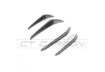 Front Bumper Side Wings Carbon Fiber CT CARBON For BMW M4 G82 G83