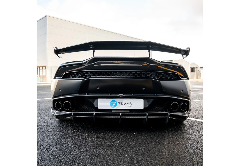 Rear Wing Carbon Fiber CT CARBON For LAMBORGHINI HURACAN LP-610 LP-580 LP-EVO