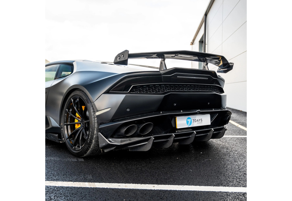 Rear Wing Carbon Fiber CT CARBON For LAMBORGHINI HURACAN LP-610 LP-580 LP-EVO