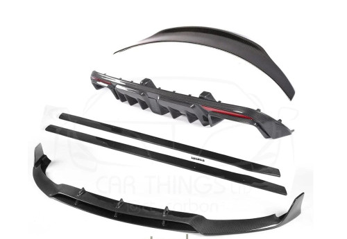 Body Kit B-Style Carbon Fiber CT CARBON For Mercedes C63 C63S AMG W205 Sedan