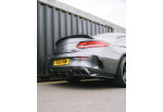 Rear Diffuser Carbon Fiber CT CARBON For Mercedes C63 C63S AMG Coupe C205 A205 Facelift
