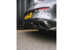 Rear Diffuser Carbon Fiber CT CARBON For Mercedes C63 C63S AMG Coupe C205 A205 Facelift