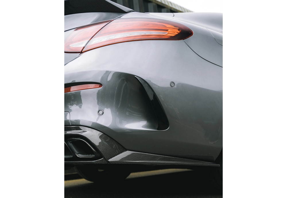 Rear Diffuser Carbon Fiber CT CARBON For Mercedes C63 C63S AMG Coupe C205 A205 Facelift